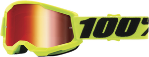 Strata 2 Junior Goggle Fluo Yellow Mirror Red Lens