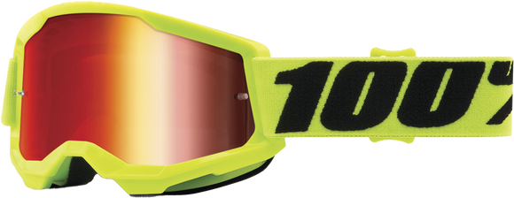 Strata 2 Junior Goggle Fluo Yellow Mirror Red Lens