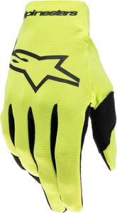 Youth Radar Gloves Yellow Fluo/Black 2xs