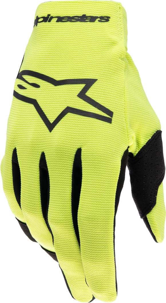 Youth Radar Gloves Yellow Fluo/Black Lg