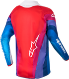 Youth Racer Pneuma Jersey Blu/Mars Red/White Lg