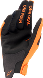 Youth Radar Gloves Hot Orange/Black Yxs