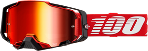 Armega Goggle Red Mirror Red Lens