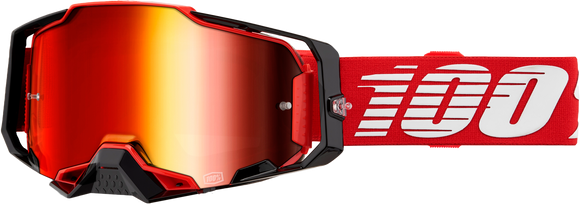 Armega Goggle Red Mirror Red Lens