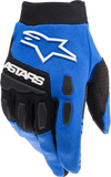 Youth & Kids Full Bore Gloves Blue/Black Ym