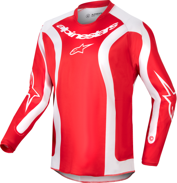 Youth Racer Lurv Jersey Mars Red/White Md