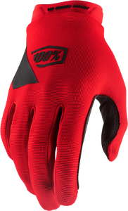 Ridecamp Youth Gloves Red Sm