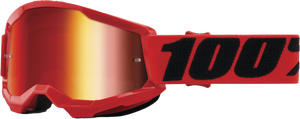 Strata 2 Junior Goggle Red Mirror Red Lens