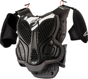 Youth A 5 S Body Armor Black/Cool Grey Ys/Ym