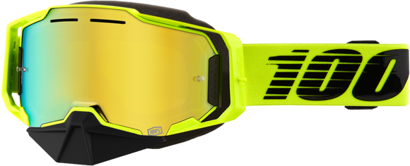 Armega Snowmobile Goggle Nuclear Citrus Mirror Gold Len