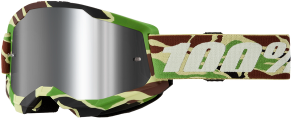 Strata 2 Goggle War Camo Mirror Silver Lens