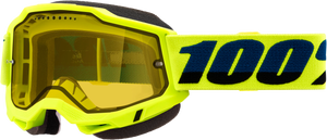 Accuri 2 Snowmobile Goggle Fluo Yellow Yellow Lens