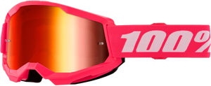 Strata 2 Junior Goggle Pink Mirror Red Lens