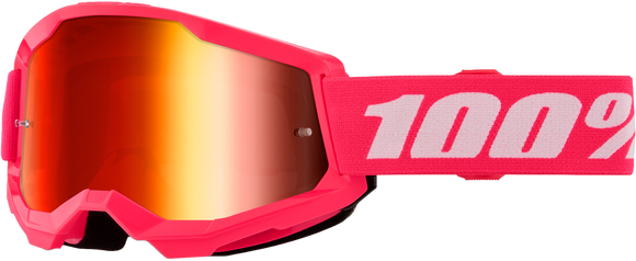 Strata 2 Junior Goggle Pink Mirror Red Lens