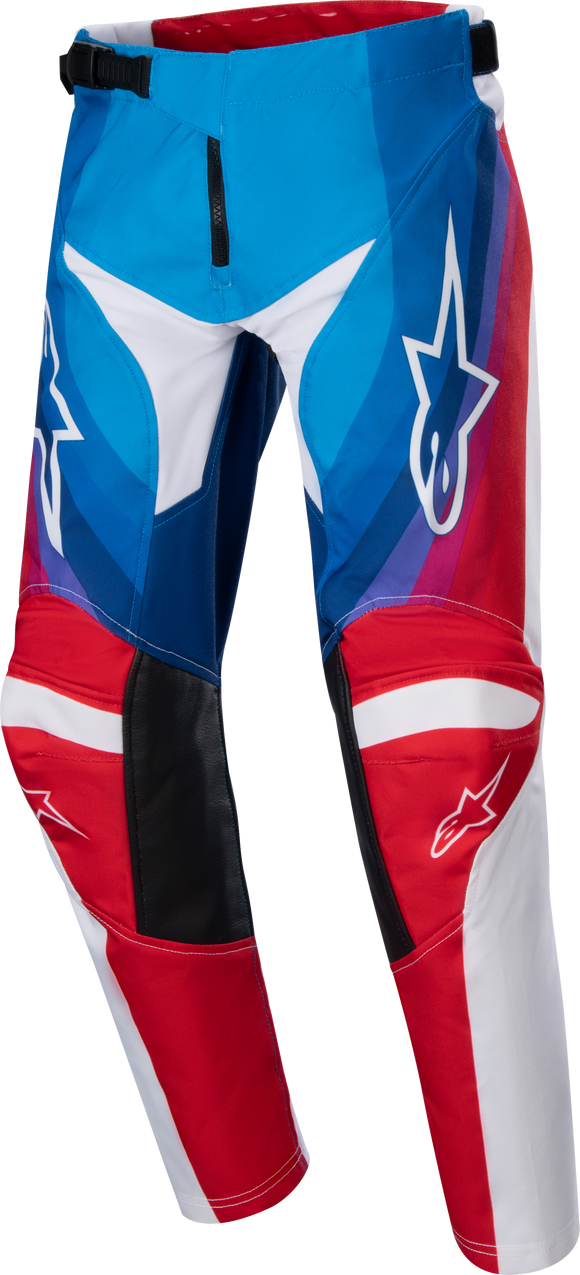 Youth Racer Pneuma Pants Blu/Mars Red/White Sz 28