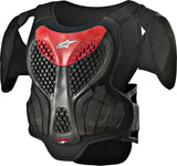 Youth A 5 S Body Armor Black/Red Yl/Yx