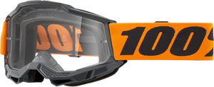 Strata 2 Goggle Neon Orange Clear Lens