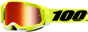 Racecraft 2 Goggle Yellow Mirror Red Lens