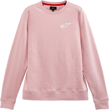 Womens Ageless Chest Crew Fleece Pink Xl