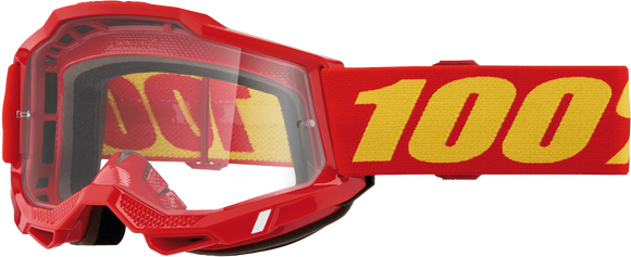 Accuri 2 Goggle Red Clear Lens