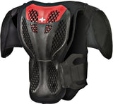 Youth A 5 S Body Armor Black/Red Yl/Yx