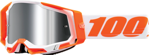 Racecraft 2 Goggle Orange Mirror Slvr Flash Lens