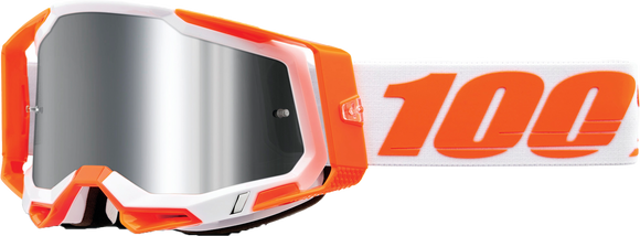 Racecraft 2 Goggle Orange Mirror Slvr Flash Lens