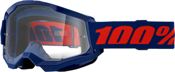 Strata 2 Goggle Navy Clear Lens