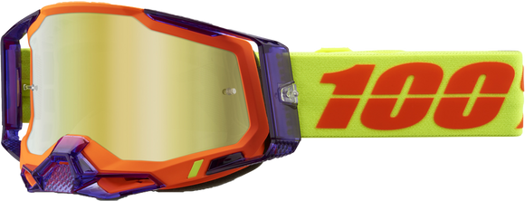 Racecraft 2 Goggle Panam Mirror Gold Lens