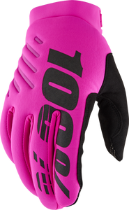 Brisker Women's Gloves Neon Pink/Black Xl