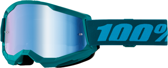 Strata 2 Goggle Stone Mirror Blue Lens