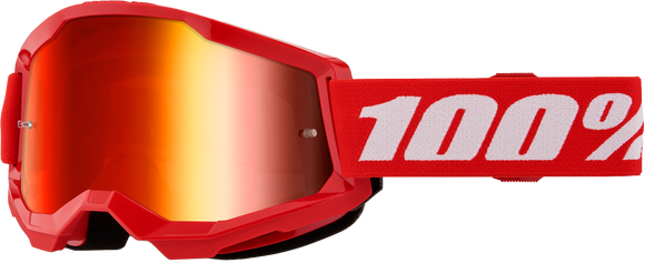 Strata 2 Junior Goggle Red Mirror Red Lens