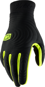 Brisker Xtreme Gloves Black/Fluo Yellow Sm