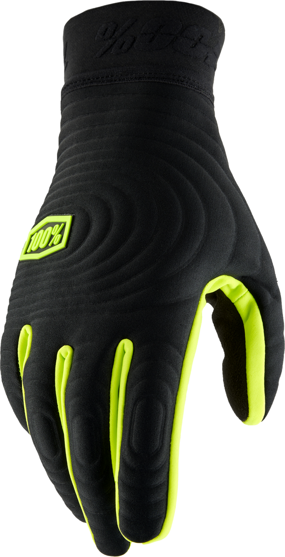 Brisker Xtreme Gloves Black/Fluo Yellow Sm