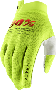 Itrack Youth Gloves Fluo Yellow Xl