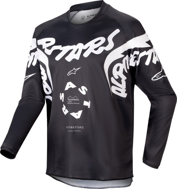 Youth Racer Hana Jersey Black/White Xl