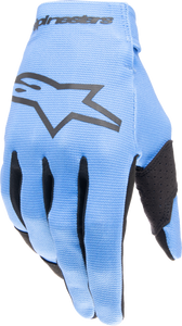 Youth Radar Gloves Light Blue/Black Md