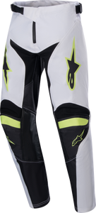 Youth Racer Lucent Pants Wht/Neon Rd/Ylw Fluo Sz 22