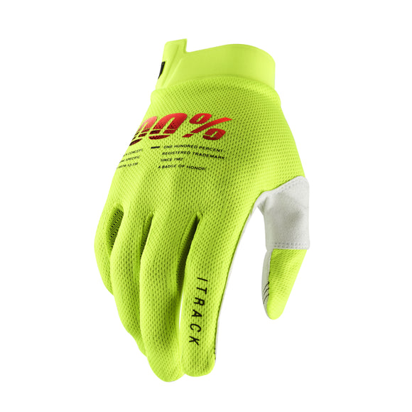 Itrack Gloves Fluo Yellow Lg