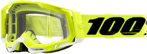 Racecraft 2 Goggle Yellow Clear Lens