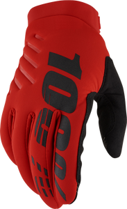 Brisker Gloves Red Lg