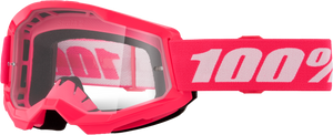 Strata 2 Junior Goggle Pink Clear Lens