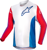 Youth Racer Pneuma Jersey Blu/Mars Red/White Lg