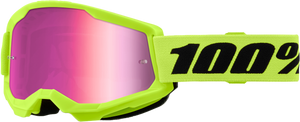 Strata 2 Goggle Neon Yellow Mirror Pink Lens