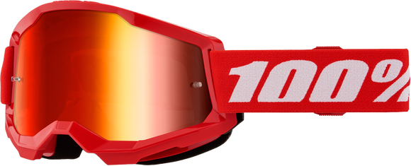 Strata 2 Goggle Red Mirror Red Lens