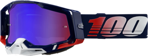 Racecraft 2 Goggle Republic Mirror Red/Blue Lens