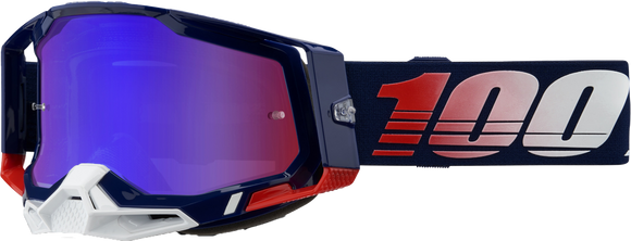 Racecraft 2 Goggle Republic Mirror Red/Blue Lens