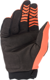 Youth & Kids Full Bore Gloves Orange/Black Y2xs