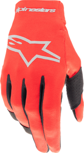 Youth Radar Gloves Mars Red/Silver Yxs