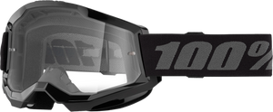 Strata 2 Goggle Black Clear Lens